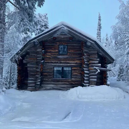 Pukelo Arctic With Wifi Sauna 4 Poster Bed Fireplace 度假居 萨拉