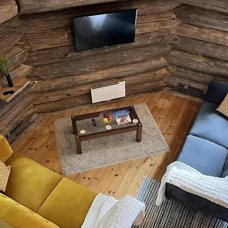 度假居 Pukelo Arctic With Wifi Sauna 4 Poster Bed Fireplace 萨拉