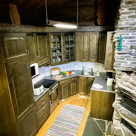 Pukelo Arctic With Wifi Sauna 4 Poster Bed Fireplace Dom wakacyjny