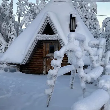 度假居 Pukelo Arctic With Wifi Sauna 4 Poster Bed Fireplace