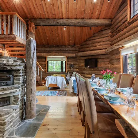 Prázdninový dům Pukelo Arctic With Wifi Sauna 4 Poster Bed Fireplace *