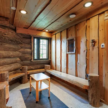 Pukelo Arctic With Wifi Sauna 4 Poster Bed Fireplace Prázdninový dům Salla